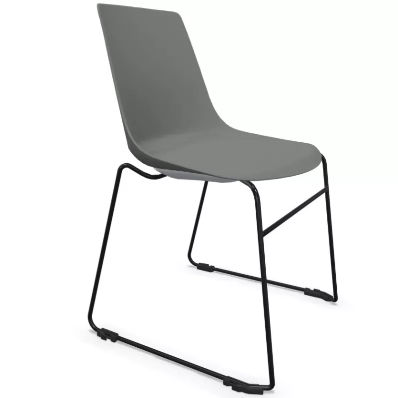 ARA│Chaise de collectivité - Pieds luges│Empilable par 5 ARA│Chaise de collectivité - Pieds luges│Empilable par 5