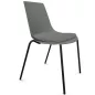 ARA│Chaise polyvalente avec placet tissu - Pieds tubes│Empilable par 5 ARA│Chaise polyvalente avec placet tissu - Pieds tubes│Empilable par 5