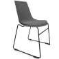 ARA│Chaise polyvalentes avec placet tissu - Pieds luge│Empilable par 5 ARA│Chaise polyvalentes avec placet tissu - Pieds luge│Empilable par 5