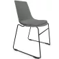 ARA│Chaise polyvalentes avec placet tissu - Pieds luge│Empilable par 5 ARA│Chaise polyvalentes avec placet tissu - Pieds luge│Empilable par 5