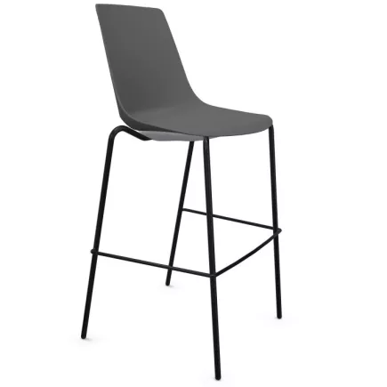 ARA│Tabouret Haut avec dossier