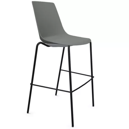 ARA│Tabouret Haut avec dossier