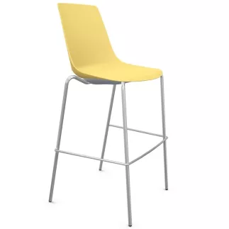 ARA│Tabouret Haut avec dossier