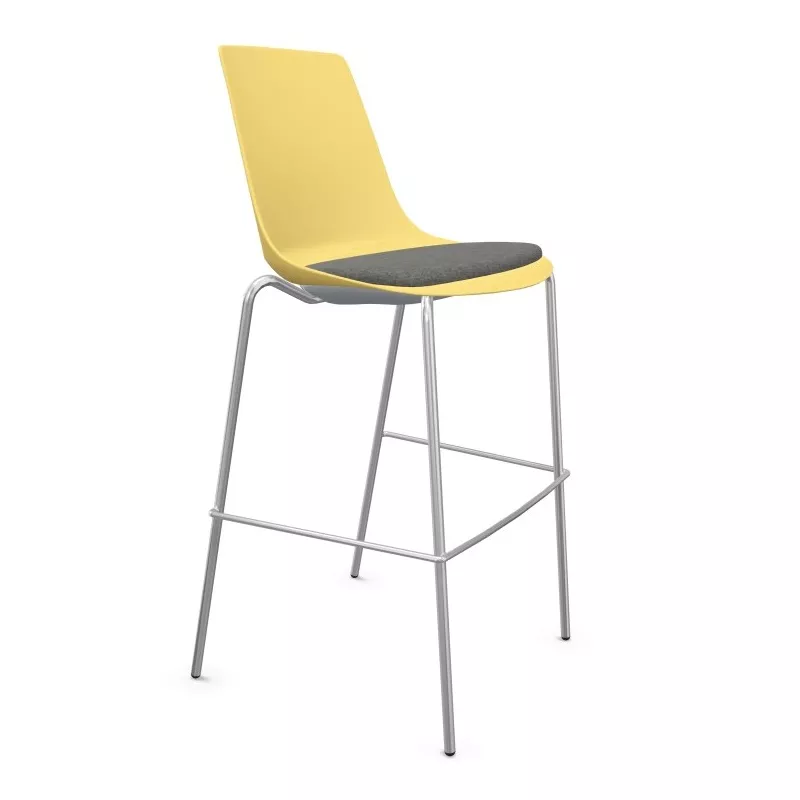 ARA│Tabouret Haut avec placet tissu ARA│Tabouret Haut avec placet tissu