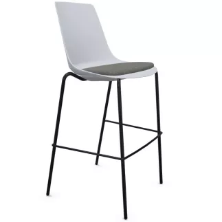 ARA│Tabouret Haut avec placet tissu