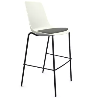 ARA│Tabouret Haut avec placet tissu