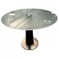 GLASS│Table ronde ø 100 cm│Verre / Noir / Chromé GLASS│Table ronde ø 100 cm│Verre / Noir / Chromé