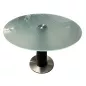 GLASS│Table ronde ø 100 cm│Verre / Noir / Chromé GLASS│Table ronde ø 100 cm│Verre / Noir / Chromé