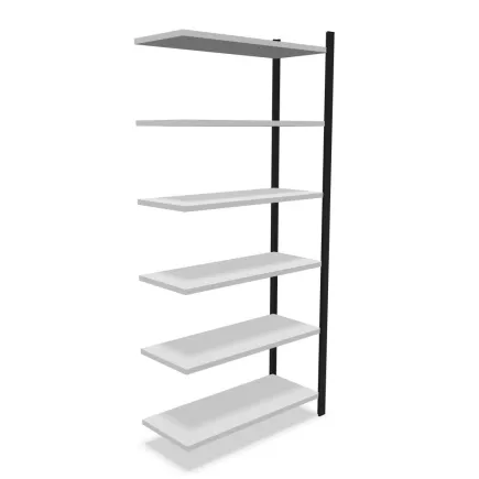 RAYONNAGE│Polyvalent L 90-120 x H 200-250 cm en métal│Montants Galvanisés ou Anthracite