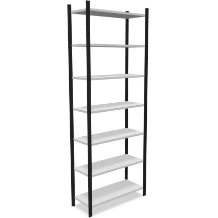 RAYONNAGE│Polyvalent L 90-120 x H 200-250 cm en métal│Montants Galvanisés ou Anthracite