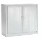 ARIV│Armoire rideau L 100-120 x H 105 cm│Acier unicolore - 5 décors à choix