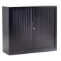 ARIV│Armoire rideau L 100-120 x H 105 cm│Acier unicolore - 5 décors à choix