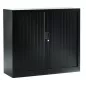 ARIV│Armoire rideau L 100-120 x H 105 cm│Acier unicolore - 5 décors à choix