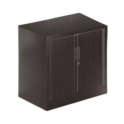 ARIV│Armoire rideau L 80 x H 72.1 cm│Acier unicolore - 5 décors à choix