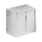 ARIV│Armoire rideau L 80 x H 72.1 cm│Acier unicolore - 5 décors à choix