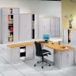 ARIV│Armoire rideau L 100-120 x H 198 cm│Acier unicolore - 5 décors à choix