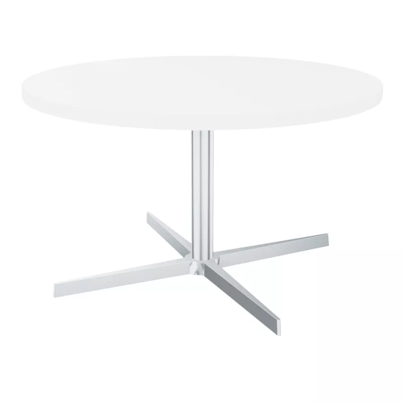 STAR│Table Basse ronde ou carrée│Noir ou Blanc/Chromé STAR│Table Basse ronde ou carrée│Noir ou Blanc/Chromé