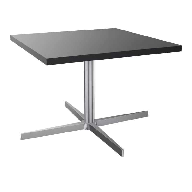 STAR│Table Basse ronde ou carrée│Noir ou Blanc/Chromé STAR│Table Basse ronde ou carrée│Noir ou Blanc/Chromé
