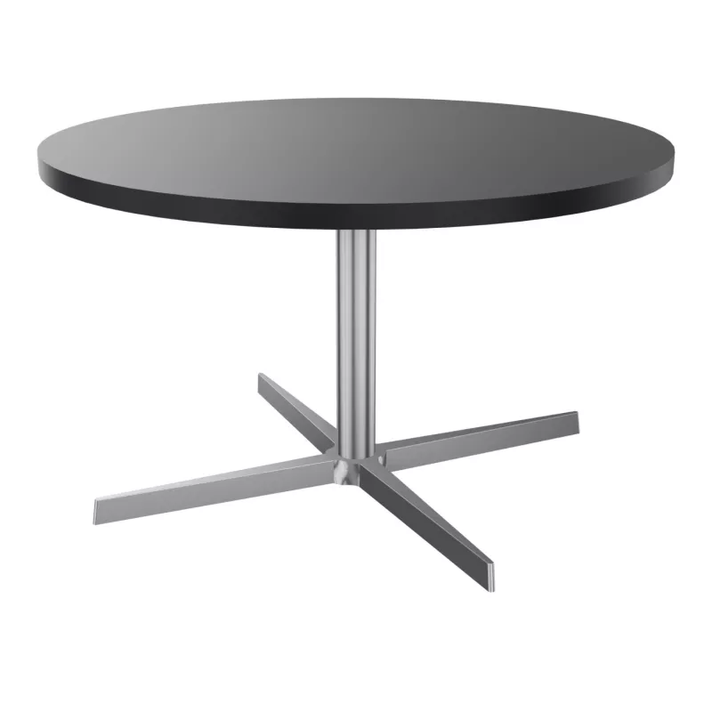 STAR│Table Basse ronde ø 75 cm│Noir ou Blanc/Chromé STAR│Table Basse ronde ø 75 cm│Noir ou Blanc/Chromé