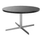 STAR│Table Basse ronde ø 75 cm│Noir ou Blanc/Chromé STAR│Table Basse ronde ø 75 cm│Noir ou Blanc/Chromé