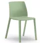 SOLÉO│Chaise collectivité│Sans accoudoirs│int-éxt.│5 coloris