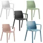 SOLÉO│Chaise collectivité│Avec accoudoirs│int-éxt.│5 coloris SOLÉO│Chaise collectivité│Avec accoudoirs│int-éxt.│5 coloris