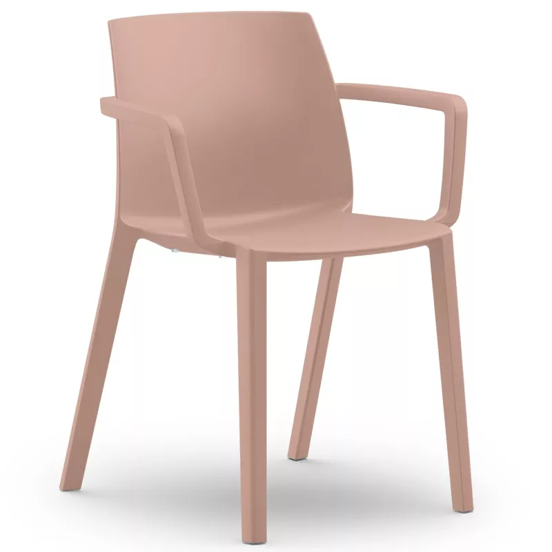 SOLÉO│Chaise collectivité│Avec accoudoirs│int-éxt.│5 coloris SOLÉO│Chaise collectivité│Avec accoudoirs│int-éxt.│5 coloris