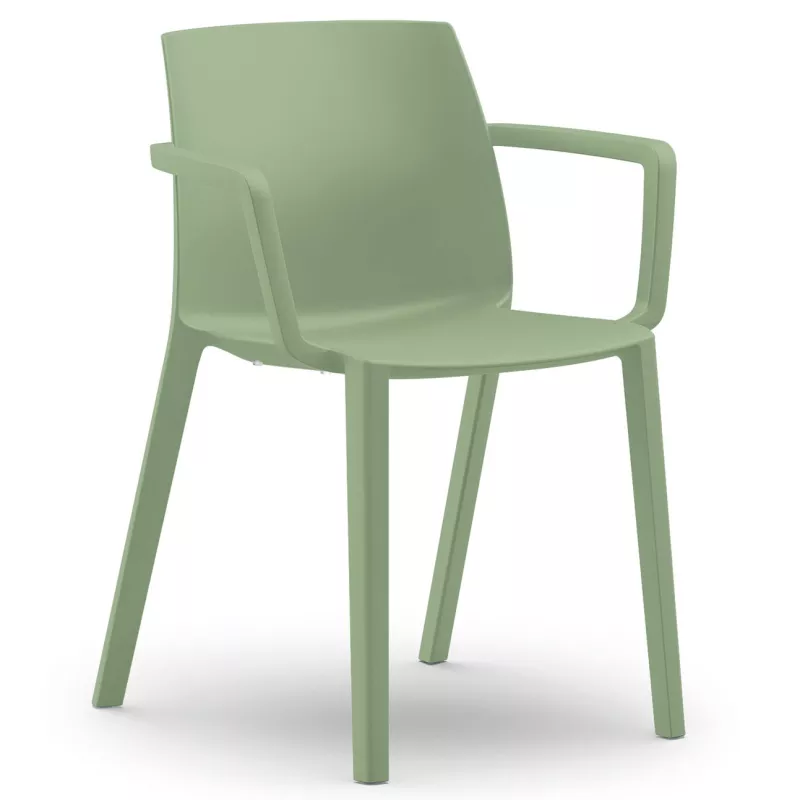 SOLÉO│Chaise collectivité│Avec accoudoirs│int-éxt.│5 coloris SOLÉO│Chaise collectivité│Avec accoudoirs│int-éxt.│5 coloris