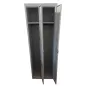 EOL│Vestiaire L 60 x p 50 x H 180 cm - 2 casiers - Industrie Propre │Gris clair EOL│Vestiaire L 60 x p 50 x H 180 cm - 2 casiers - Industrie Propre │Gris clair