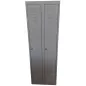 EOL│Vestiaire L 60 x p 50 x H 180 cm - 2 casiers - Industrie Propre │Gris clair EOL│Vestiaire L 60 x p 50 x H 180 cm - 2 casiers - Industrie Propre │Gris clair