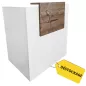 FIFTY FULL│Banque Accueil droite L 100cm, avec parement│Timber/Blanc FIFTY FULL│Banque Accueil droite L 100cm, avec parement│Timber/Blanc