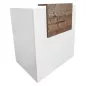 FIFTY FULL│Banque Accueil droite L 100cm, avec parement│Timber/Blanc FIFTY FULL│Banque Accueil droite L 100cm, avec parement│Timber/Blanc