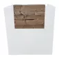 FIFTY FULL│Banque Accueil droite L 100cm, avec parement│Timber/Blanc FIFTY FULL│Banque Accueil droite L 100cm, avec parement│Timber/Blanc