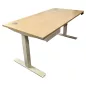 ENVOL EVO│Bureau électrique L 160 x p 80 cm x H réglable│2 moteurs - 4 mémoires de position - USB A+C│Chêne Fil / Blanc ENVOL EVO│Bureau électrique L 160 x p 80 cm x H réglable│2 moteurs - 4 mémoires de position - USB A+C│Chêne Fil / Blanc