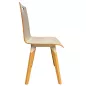 EVASION│Chaise en bois 4 pieds│Blanc / Hêtre