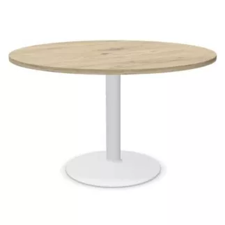 ELOISE│Table ronde pied central plateau 25mm