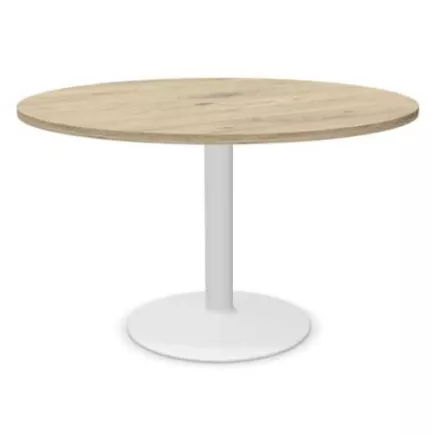 ELOISE│Table ronde pied central plateau 25mm