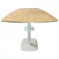 WORKING│Table haute - Tonneau 6 à 8 personnes│Chêne clair/Blanc WORKING│Table haute - Tonneau 6 à 8 personnes│Chêne clair/Blanc