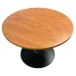 ELOISE│Table ronde ø 100 cm│Pommier de France / Gris anthtracite