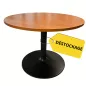 ELOISE│Table ronde ø 100 cm│Pommier de France / Gris anthtracite