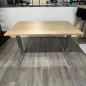 IDOL│Bureau droit 120x80 cm - Hauteur fixe│Chêne clair/Gris alu IDOL│Bureau droit 120x80 cm - Hauteur fixe│Chêne clair/Gris alu