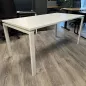 CONECT│Gamme bureau droit 160x80 - pied arche acier│Blanc/Blanc CONECT│Gamme bureau droit 160x80 - pied arche acier│Blanc/Blanc