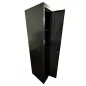 EOL│Vestiaire L 60 x p 50 x H 180 cm - 2 casiers - Industrie Propre │Gris anthracite