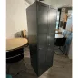 EOL│Vestiaire L 60 x p 50 x H 180 cm - 2 casiers - Industrie Propre │Gris anthracite