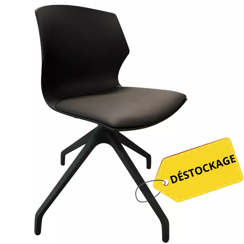 MY FRILL│Chaise d'accueil / collectivité│Gris anthracite/Carbon MY FRILL│Chaise d'accueil / collectivité│Gris anthracite/Carbon