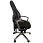 TOPSTAR│Modèle Open Point P+ - Siège de travail ergonomique avec accoudoirs│Noir/Chromé TOPSTAR│Modèle Open Point P+ - Siège de travail ergonomique avec accoudoirs│Noir/Chromé