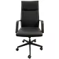 ROMA│Fauteuil direction│Accoudoirs fixes│Cuir noir ROMA│Fauteuil direction│Accoudoirs fixes│Cuir noir