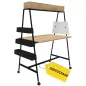ALTO COWORKING│Stations de travail mobiles│profondeur 90 cm - Nebraska/Noir ALTO COWORKING│Stations de travail mobiles│profondeur 90 cm - Nebraska/Noir