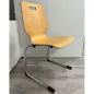 TIC│Chaise pieds appui sur table│Hêtre/Chromé TIC│Chaise pieds appui sur table│Hêtre/Chromé