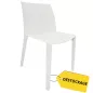 SOLÉO│Chaise collectivité│Sans accoudoirs│int-éxt.│Blanc Coco SOLÉO│Chaise collectivité│Sans accoudoirs│int-éxt.│Blanc Coco